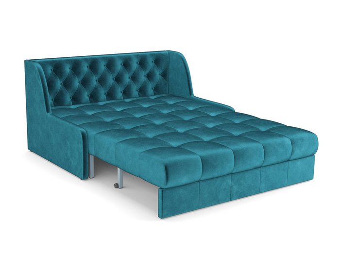 Диван-кровать Барон 6 сине-зеленого цвета  - купить Прямые диваны по цене 39990.0
