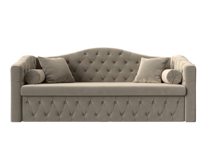 Прямой диван-кровать Мечта бежевого цвета - купить Прямые диваны по цене 48999.0