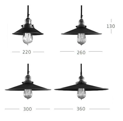 Подвесной светильник Loft Cone Pendant 36 - купить Подвесные светильники по цене 10100.0