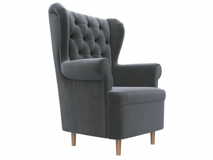 Кресло Торин Люкс серного цвета - лучшие Интерьерные кресла в INMYROOM