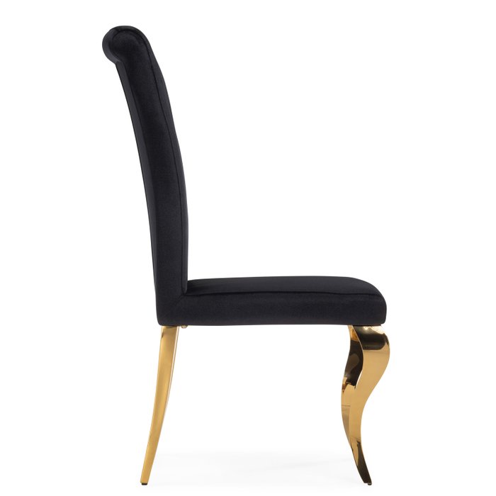 Стул Lund черного цвета - лучшие Обеденные стулья в INMYROOM