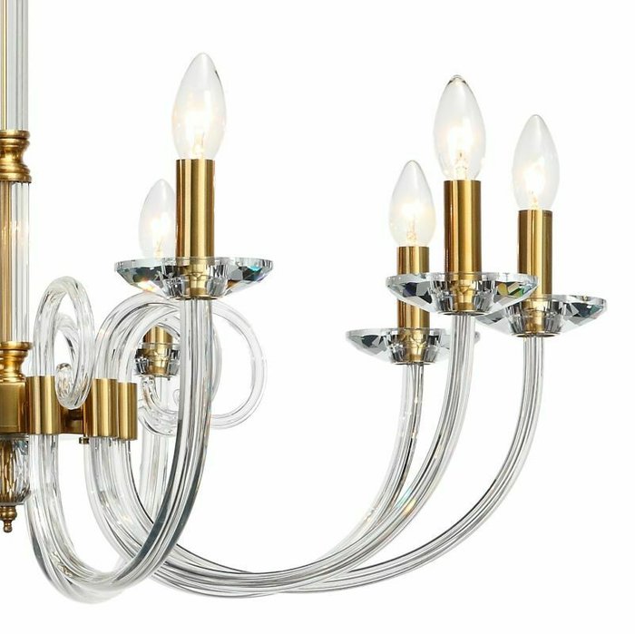 Люстра подвесная хрустальная Stilfort 1050/03/10P серия Glass - лучшие Подвесные люстры в INMYROOM Люстра подвесная хрустальная Stilfort 1050/03/10P серия Glass - лучшие Подвесные люстры в INMYROOM
