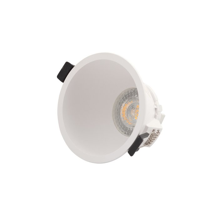 Точечный встраиваемый светильник белого цвета - купить Встраиваемые споты по цене 809.0