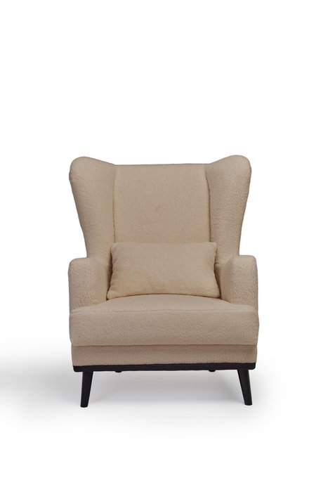 Кресло Оскар бежевого цвета - купить Интерьерные кресла по цене 18800.0