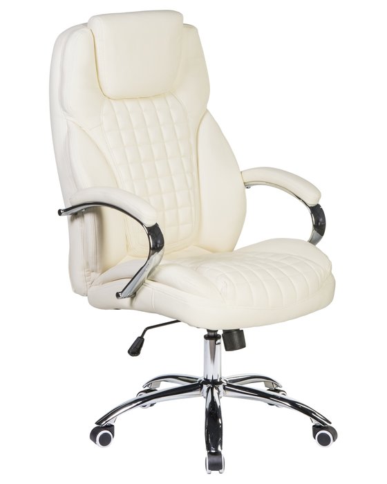 Офисное кресло для руководителей Chester кремового цвета - купить Офисные кресла по цене 18410.0
