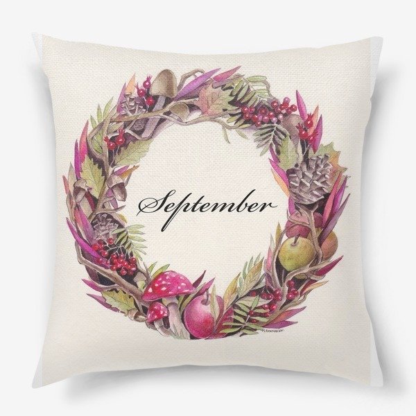 Подушка Pinkbus "September wreath" Подушка Pinkbus "September wreath"