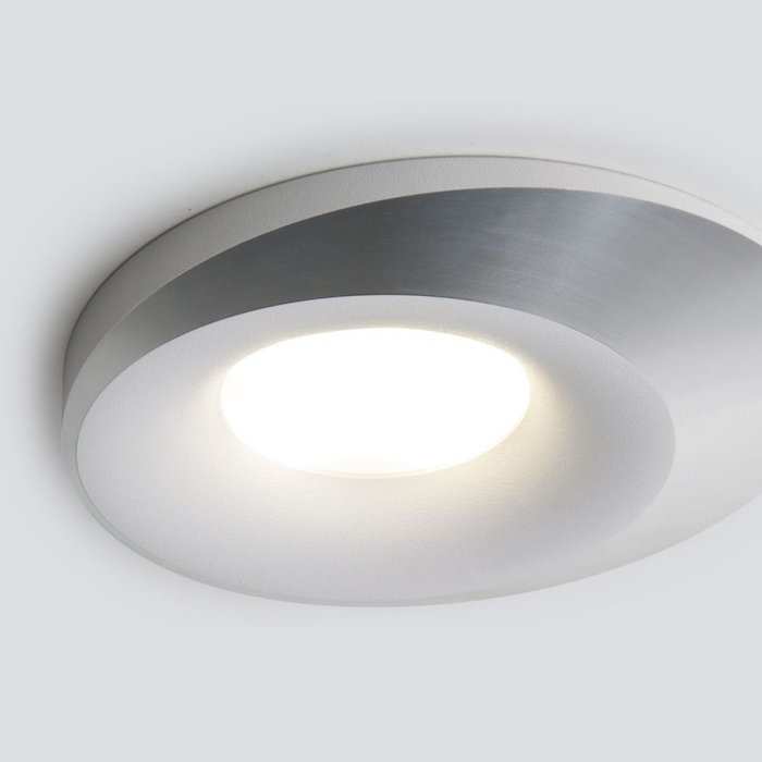 Встраиваемый точечный светильник 124 MR16 белый/серебро Starfa - лучшие Встраиваемые споты в INMYROOM