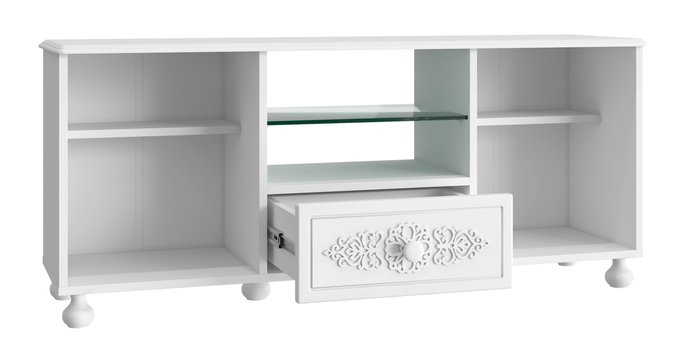 Тумба под телевизор Ассоль АС-13 цвет белое дерево - купить Тумбы для ТВ по цене 20563 Тумба под телевизор Ассоль АС-13 цвет белое дерево - купить Тумбы для ТВ по цене 20563
