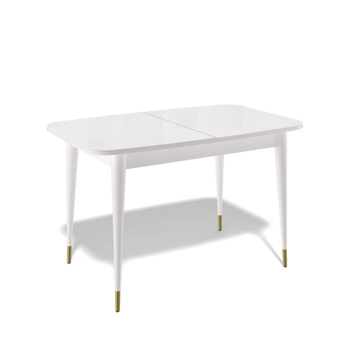 Раздвижной обеденный стол K1200 белого цвета