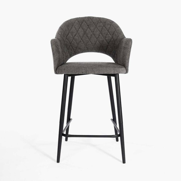 Стул барный вращающийся Белладжио темно-серого цвета - купить Барные стулья по цене 13500.0