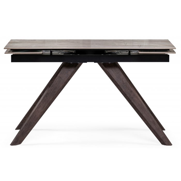 Раздвижной обеденный стол Морсби серого цвета - купить Обеденные столы по цене 38990.0