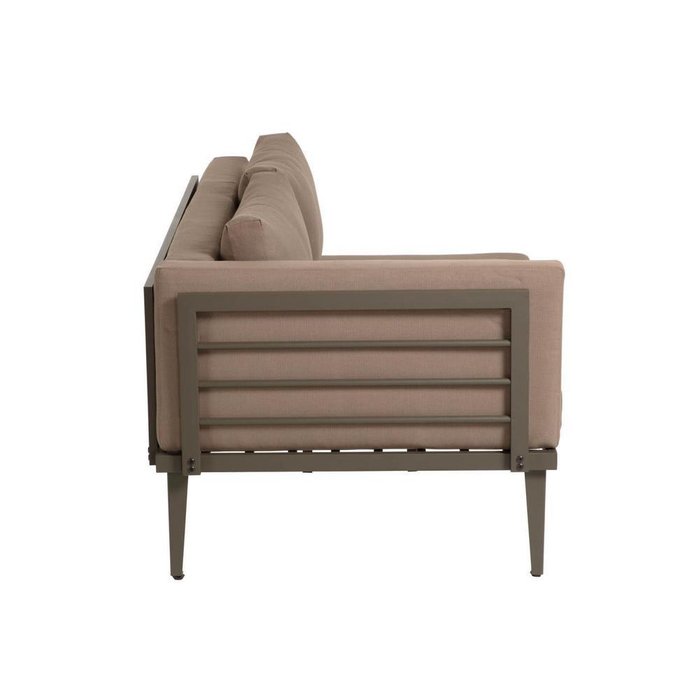Двухместный диван Pascale коричневого цвета - лучшие Садовые диваны в INMYROOM