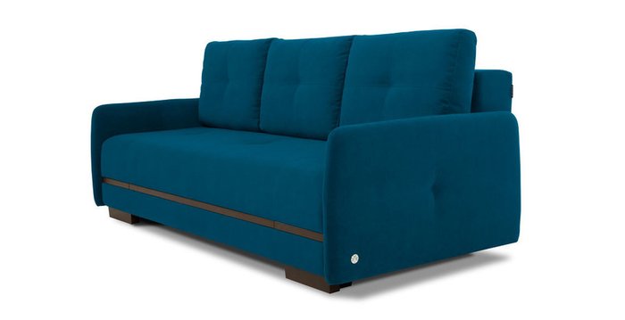 Диван-кровать Марио синего цвета - купить Прямые диваны по цене 69520.0