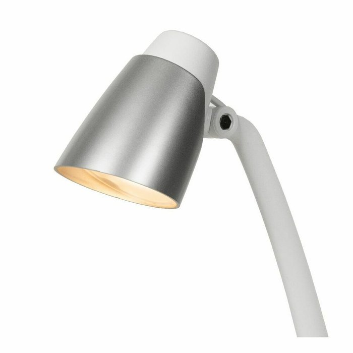Настольная лампа Ludo 18660/05/31 (пластик, цвет серебро) - лучшие Рабочие лампы в INMYROOM