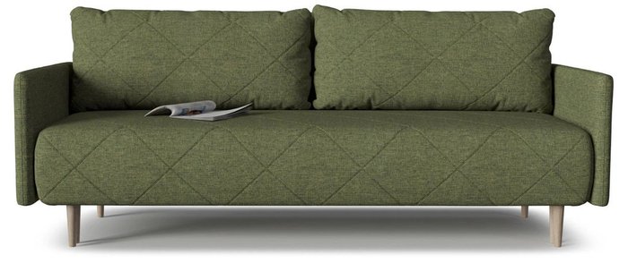 Диван-кровать Mille зеленого цвета   - лучшие Прямые диваны в INMYROOM