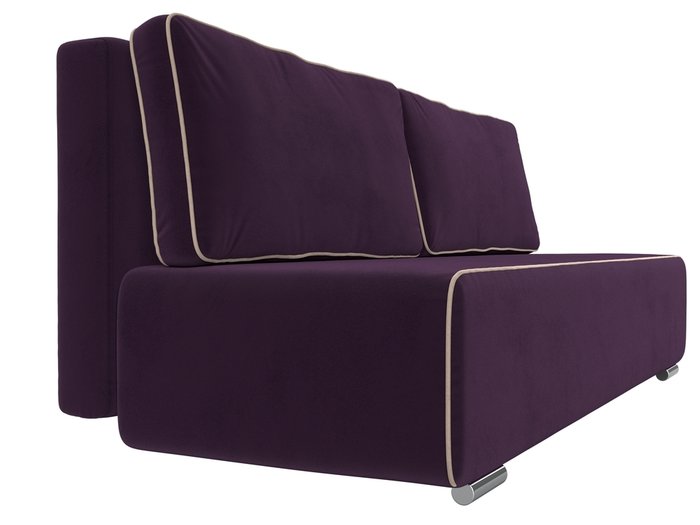 Прямой диван-кровать Уно фиолетового цвета - лучшие Прямые диваны в INMYROOM