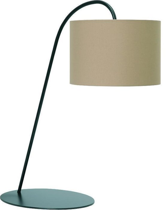 Настольная лампа Alice с бежевым абажуром