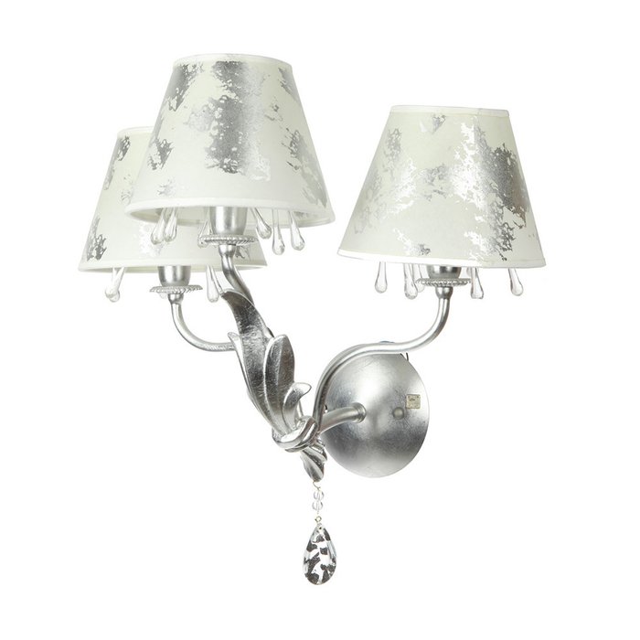 Бра Isa Corsi HERMITAGE с плафонами декорированными серебряной фольгой - купить Бра и настенные светильники по цене 39010.0