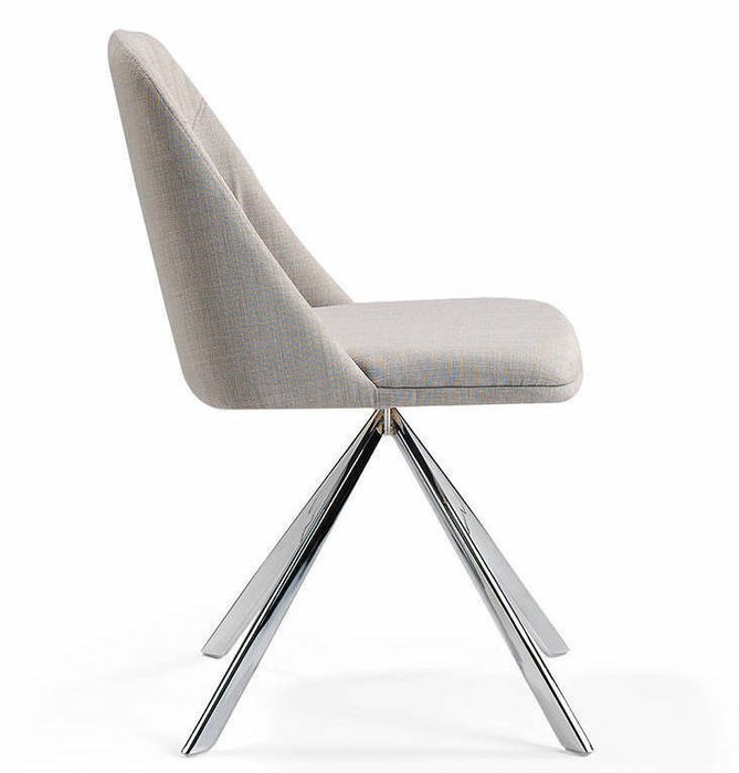 Кресло Espacio Malva серого цвета - лучшие Обеденные стулья в INMYROOM