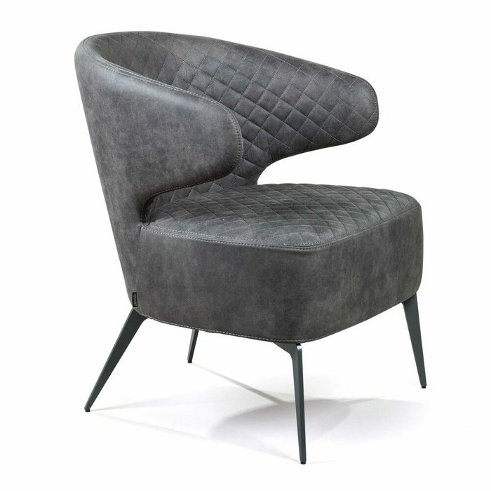 Кресло Richard серого цвета - лучшие Интерьерные кресла в INMYROOM