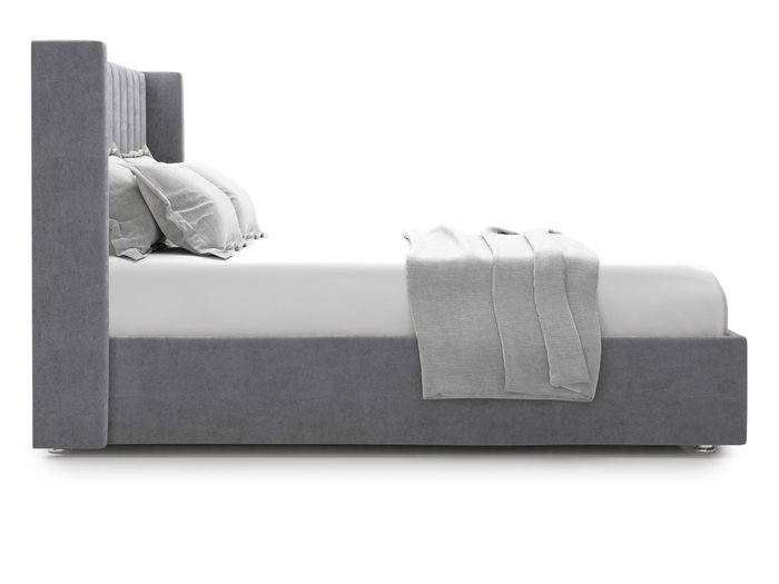Кровать Premium Mellisa 2 180х200 серого цвета с подъемным механизмом  - лучшие Кровати для спальни в INMYROOM