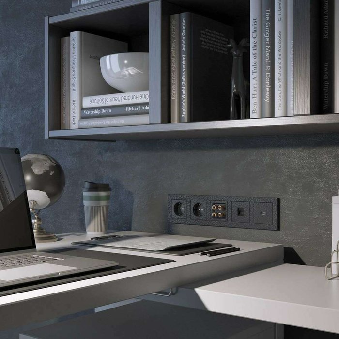 Накладка для розетки HDMI черный W1296008 - лучшие Розетки в INMYROOM Накладка для розетки HDMI черный W1296008 - лучшие Розетки в INMYROOM
