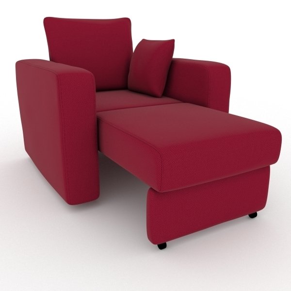 Кресло-кровать Liverpool красного цвета - купить Интерьерные кресла по цене 9700.0