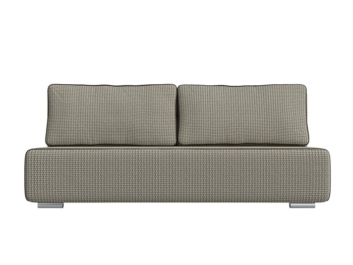 Прямой диван-кровать Уно серо-бежевого цвета - купить Прямые диваны по цене 29999.0