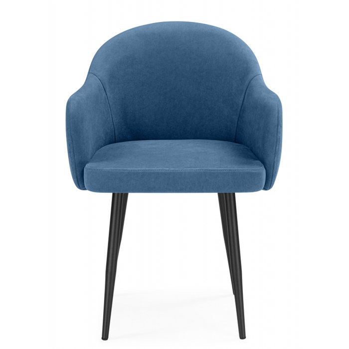 Стул Морено синего цвета - купить Обеденные стулья по цене 7480 Стул Морено синего цвета - купить Обеденные стулья по цене 7480