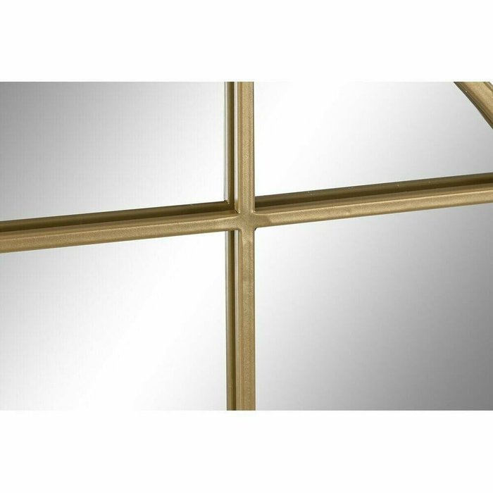 Настенное зеркало Позолоченный Окно 60 x 2,5 x 60 cm (60 Предметы) - купить Настенные зеркала по цене 8023.0