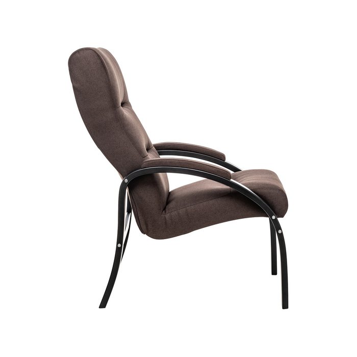 Кресло Лион коричневого цвета  - лучшие Интерьерные кресла в INMYROOM