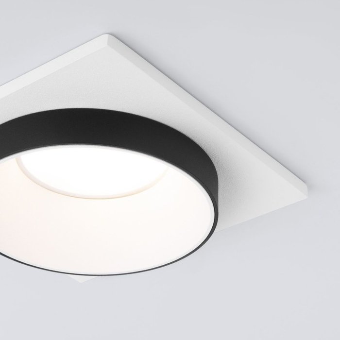 Встраиваемый точечный светильник 116 MR16 белый/черный Solas - лучшие Встраиваемые споты в INMYROOM