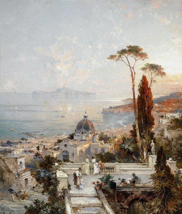 Репродукция картины на холсте Венеция. Итальянское побережье