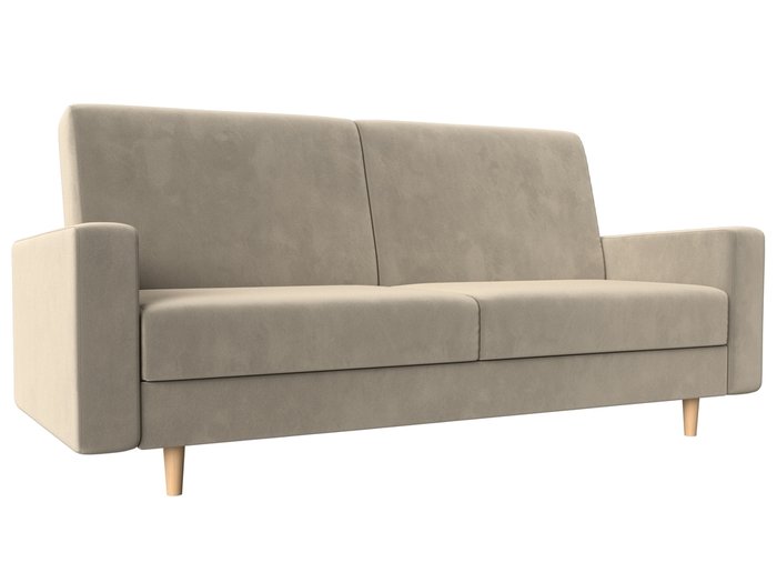 Прямой диван-кровать Бонн бежевого цвета