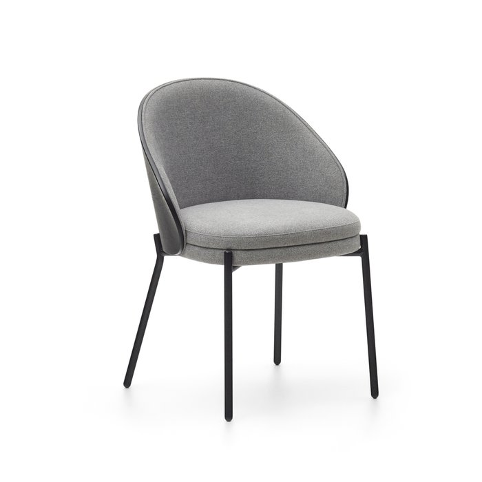 Стул Eamy серо-черного цвета - купить Обеденные стулья по цене 61990.0