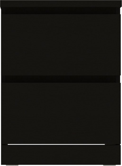 Комод Варма с двумя выдвижными ящиками черного цвета - купить Прикроватные тумбы по цене 5399.0