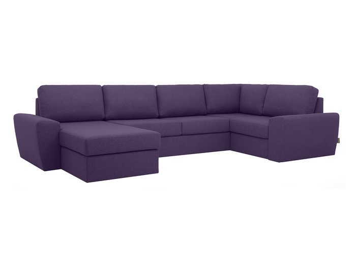 Угловой диван-кровать Petergof фиолетового цвета - купить Угловые диваны по цене 144690.0
