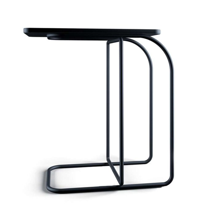 Приставной столик Bauhaus темно-серого цвета - купить Кофейные столики по цене 18800.0