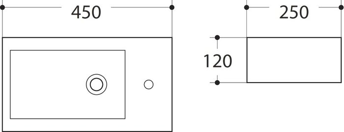 Рукомойник Artamp;Max подвесная - лучшие Раковины для ванной комнаты в INMYROOM