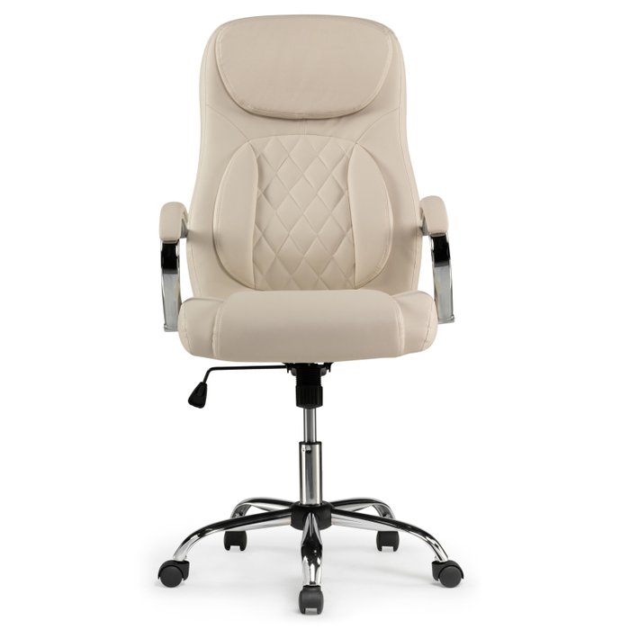 Офисный стул Tron кремового цвета - лучшие Офисные кресла в INMYROOM
