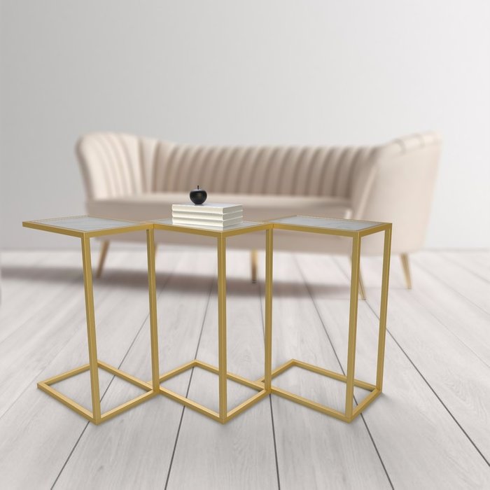 Журнальный столик "Alfred" черный с прозрачным стеклом (700х300х400) - лучшие Журнальные столики в INMYROOM Журнальный столик "Alfred" черный с прозрачным стеклом (700х300х400) - лучшие Журнальные столики в INMYROOM