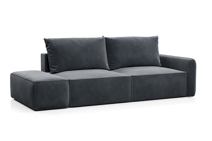 Прямой диван-кровать Портленд серого цвета - лучшие Прямые диваны в INMYROOM