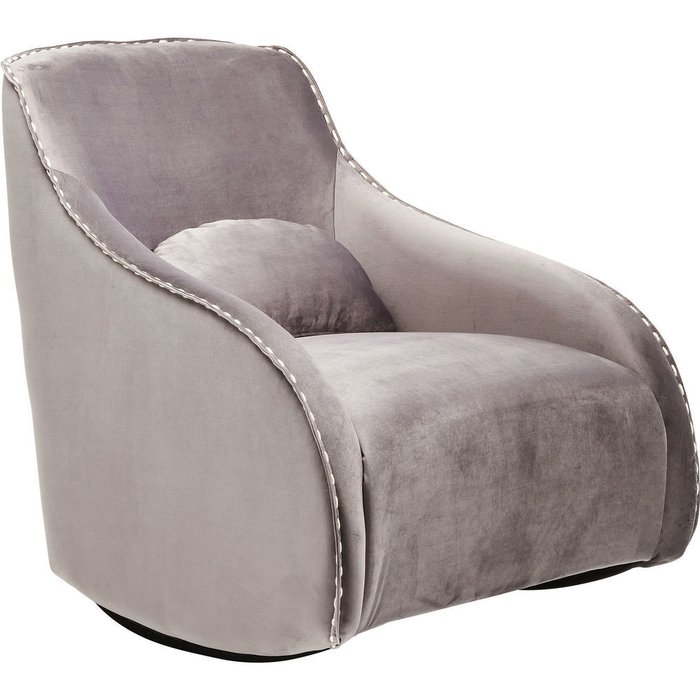 Кресло-качалка Ritmo серебристого цвета