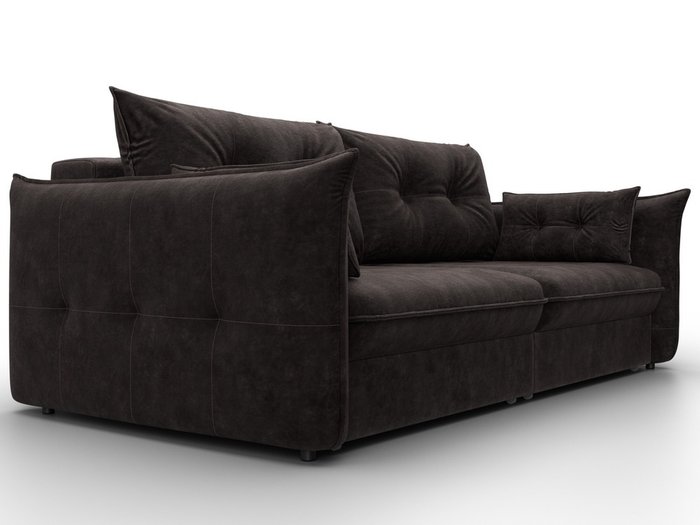 Диван-кровать Лига-100 темно-коричневого цвета - лучшие Прямые диваны в INMYROOM Диван-кровать Лига-100 темно-коричневого цвета - лучшие Прямые диваны в INMYROOM