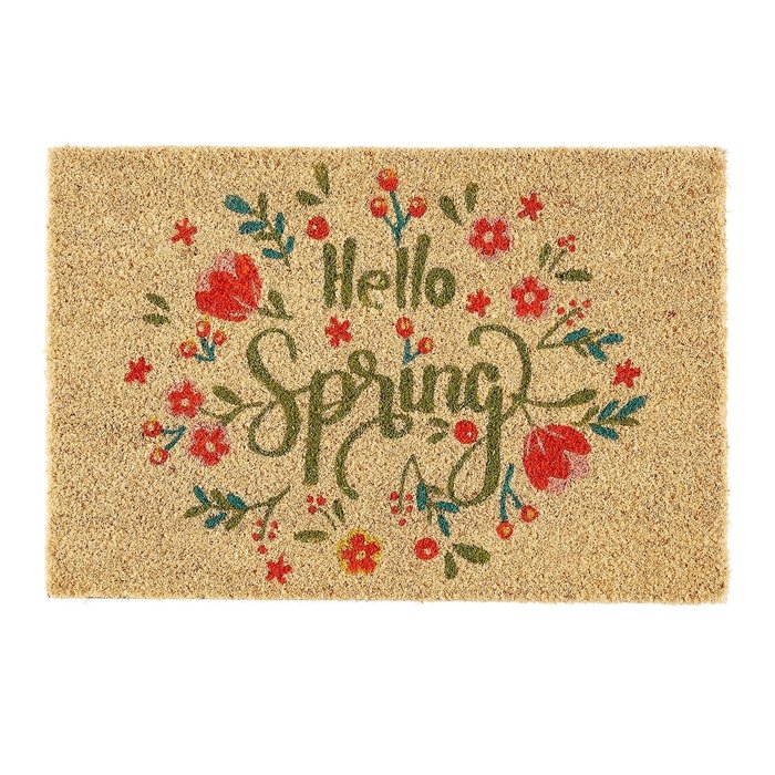 Коврик придверный Hello spring Thiam 40x60 бежевого цвета Коврик придверный Hello spring Thiam 40x60 бежевого цвета