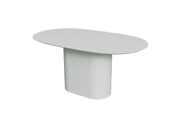 Овальный обеденный стол Type 160 белого цвета - купить Обеденные столы по цене 67900.0