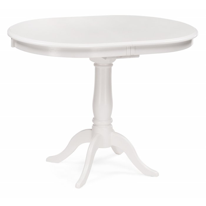 Раздвижной обеденный стол Moena 100х70 белого цвета