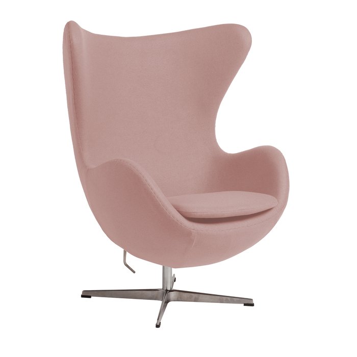 Кресло Egg Chair светло-розового цвета - купить Интерьерные кресла по цене 57800.0