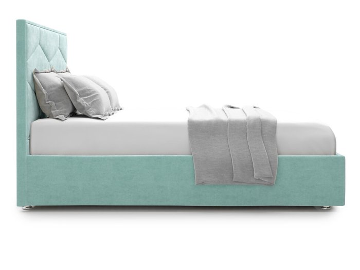 Кровать Premium Milana 4 160х200 бирюзового цвета с подъемным механизмом - лучшие Кровати для спальни в INMYROOM