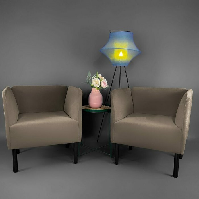 Кресло Монреаль коричневого цвета - лучшие Интерьерные кресла в INMYROOM